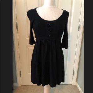 Black ribbed August Silk tunic